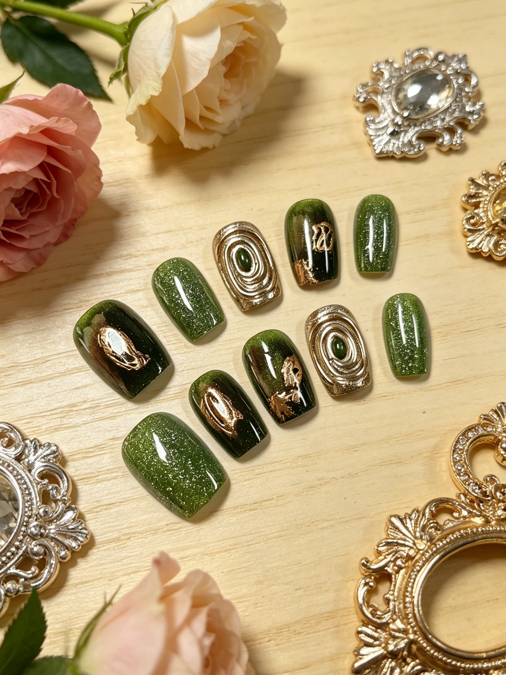 10-Piece Short Square-Round Na - مراجعة Luxury Lifestyle وسعره