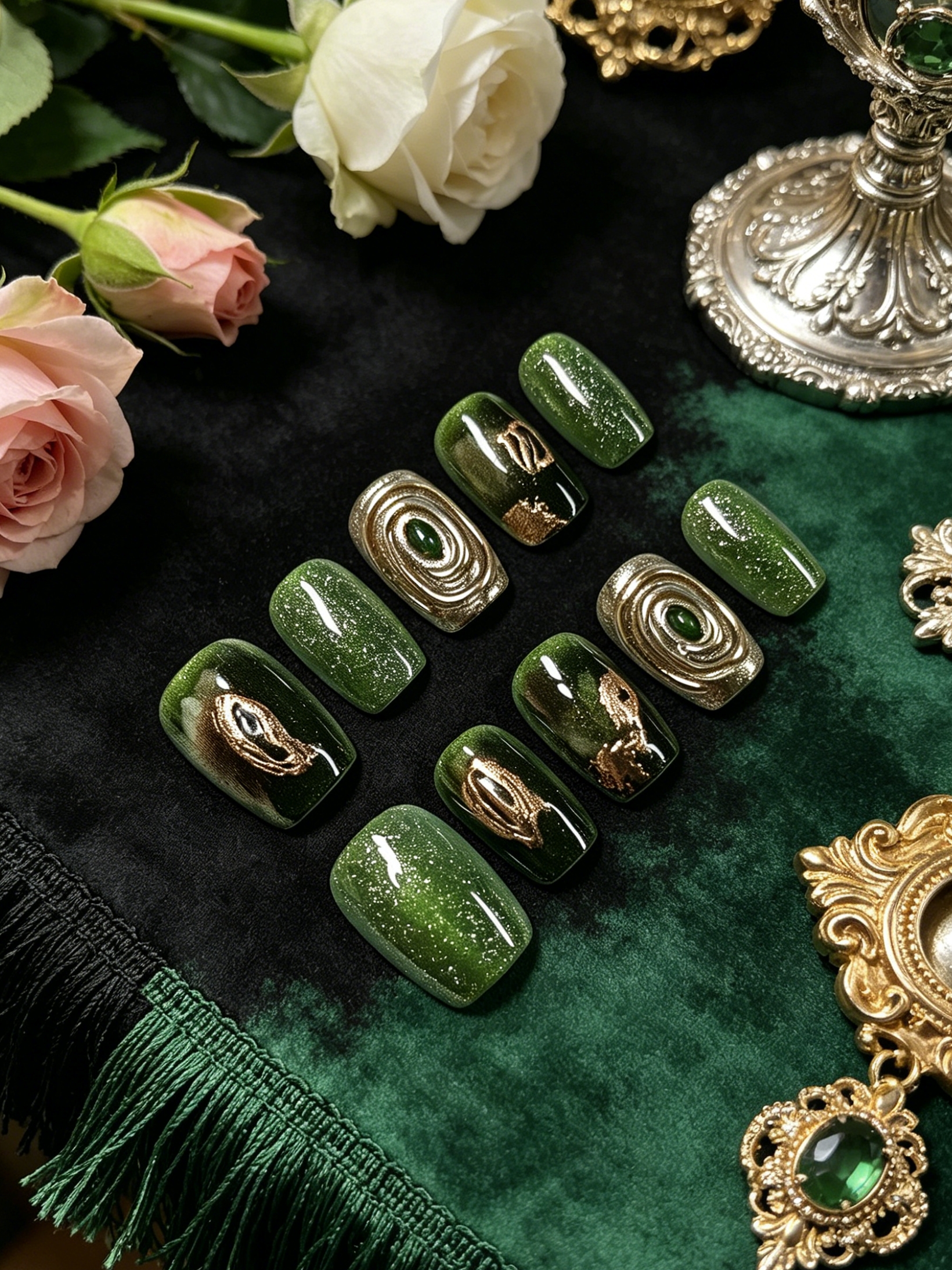 10-Piece Short Square-Round Na - مراجعة Luxury Lifestyle وسعره